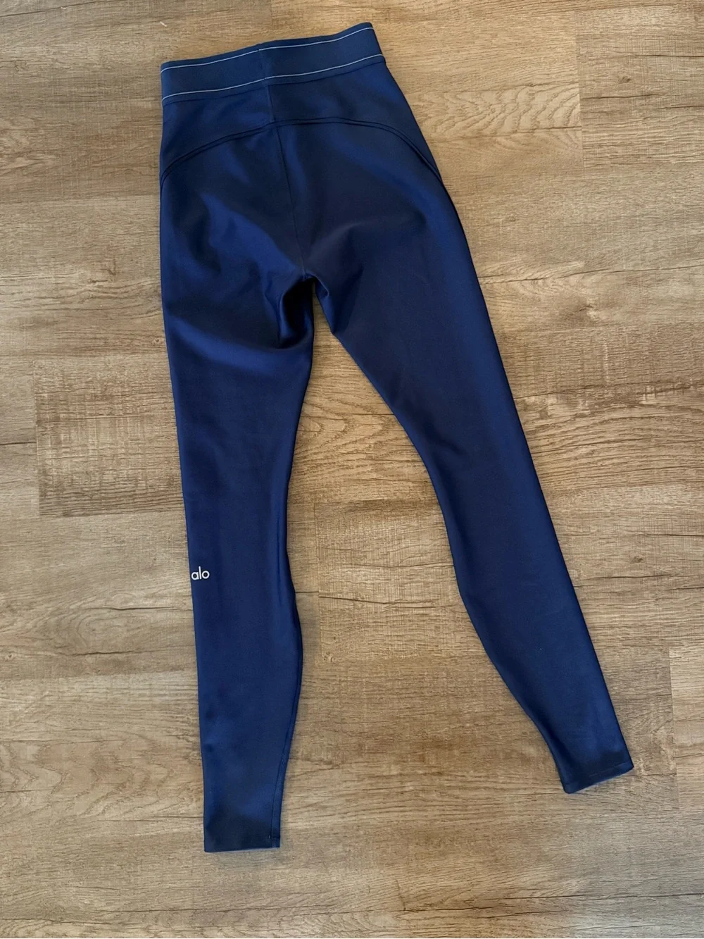 ALO Yoga Navy Blue High-Waist Performance Leggings